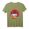 Shiba Inu Sushi Anime Otaku Hund Black Tan T-Shirt – Kawaii Design für Sushi Fans & Shiba Inu Liebhaber