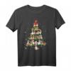 HapFrog T-Shirt mit Shih Tzu Weihnachtsbaum - Lustiges Hundemotiv für Weihnachtsliebhaber