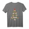 HapFrog T-Shirt mit Shih Tzu Weihnachtsbaum - Lustiges Hundemotiv für Weihnachtsliebhaber