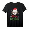 Weihnachtshund Shih Tzu Frohe Woofmas Geschenk T-Shirt – Perfektes Tierliebhaber Weihnachts- und Geburtstagsgeschenk