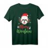 Weihnachtshund Shih Tzu Frohe Woofmas Geschenk T-Shirt – Perfektes Tierliebhaber Weihnachts- und Geburtstagsgeschenk