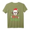 Weihnachtshund Shih Tzu Frohe Woofmas Geschenk T-Shirt – Perfektes Tierliebhaber Weihnachts- und Geburtstagsgeschenk