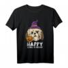 Shih Tzu Hexe Happy Howl O Ween Halloween Hund T-Shirt – Lustiges Last-Minute-Kostüm für Hundehalter und Haustierliebhaber