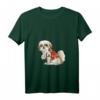 Damen I Love Mom Tattoo Shih Tzu Mom - Lustiges Muttertagsgeschenk mit V-Ausschnitt für Hundeliebhaberinnen