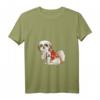 Damen I Love Mom Tattoo Shih Tzu Mom - Lustiges Muttertagsgeschenk mit V-Ausschnitt für Hundeliebhaberinnen