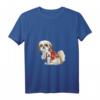 Damen I Love Mom Tattoo Shih Tzu Mom - Lustiges Muttertagsgeschenk mit V-Ausschnitt für Hundeliebhaberinnen