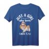 Lustiges Shih Tzu Hundeliebhaber T-Shirt für Frauen - Perfekt als Hundemama Geschenk, Pajama & Schlafanzug für Tierärztinnen, Mütter & Hundeliebhaberinnen