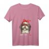 Damen Funny Shih Tzu Mom T-Shirt für Hundeliebhaber - Perfektes Geschenk zum Muttertag, Geburtstag, Weihnachten & mehr