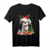 Christmas Shih Tzu Xmas Lights Reindeer Santa Shih Tzu Dog T-Shirt - Lustiges Weihnachtsoutfit für Hundeliebhaber, Familien & Rescue Dogs