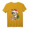 Christmas Shih Tzu Xmas Lights Reindeer Santa Shih Tzu Dog T-Shirt - Lustiges Weihnachtsoutfit für Hundeliebhaber, Familien & Rescue Dogs