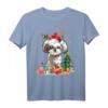 Christmas Shih Tzu Xmas Lights Reindeer Santa Shih Tzu Dog T-Shirt - Lustiges Weihnachtsoutfit für Hundeliebhaber, Familien & Rescue Dogs