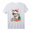 Christmas Shih Tzu Xmas Lights Reindeer Santa Shih Tzu Dog T-Shirt - Lustiges Weihnachtsoutfit für Hundeliebhaber, Familien & Rescue Dogs
