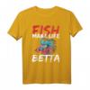 Fish Make Life Betta Splendens Kampffisch T-Shirt – Lustiges Aquarium-Design für Betta Liebhaber, Fischzüchter & Aquarianer