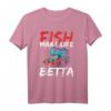 Fish Make Life Betta Splendens Kampffisch T-Shirt – Lustiges Aquarium-Design für Betta Liebhaber, Fischzüchter & Aquarianer
