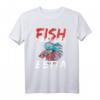 Fish Make Life Betta Splendens Kampffisch T-Shirt – Lustiges Aquarium-Design für Betta Liebhaber, Fischzüchter & Aquarianer