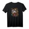 Damen Siamesische Katze mit Reggae-Dreadlocks T-Shirt - Lustiges Tiermotiv für Katzenliebhaber mit V-Ausschnitt