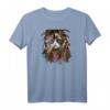 Damen Siamesische Katze mit Reggae-Dreadlocks T-Shirt - Lustiges Tiermotiv für Katzenliebhaber mit V-Ausschnitt