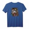 Damen Siamesische Katze mit Reggae-Dreadlocks T-Shirt - Lustiges Tiermotiv für Katzenliebhaber mit V-Ausschnitt