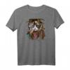 Damen Siamesische Katze mit Reggae-Dreadlocks T-Shirt - Lustiges Tiermotiv für Katzenliebhaber mit V-Ausschnitt