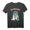 Siamkatze lustiger Katze Iiih Menschen trägt Gesichtsmaske T-Shirt – Humorvolles Design für Maskenträger & Katzenliebhaber
