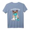 Siamkatze lustiger Katze Iiih Menschen trägt Gesichtsmaske T-Shirt – Humorvolles Design für Maskenträger & Katzenliebhaber