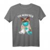 Siamkatze lustiger Katze Iiih Menschen trägt Gesichtsmaske T-Shirt – Humorvolles Design für Maskenträger & Katzenliebhaber