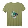 HapFrog - Cooles Kampffisch Aquarium Logo T-Shirt für Aquarienfans und Fischliebhaber