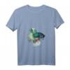 HapFrog - Cooles Kampffisch Aquarium Logo T-Shirt für Aquarienfans und Fischliebhaber