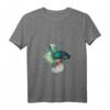 HapFrog - Cooles Kampffisch Aquarium Logo T-Shirt für Aquarienfans und Fischliebhaber