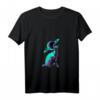 Damen Galaxy Saturn Planet Siamese Cat T-Shirt mit V-Ausschnitt – Perfektes Geschenk für Katzen- und Space-Liebhaber zu Geburtstagen, Weihnachten & mehr