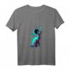 Damen Galaxy Saturn Planet Siamese Cat T-Shirt mit V-Ausschnitt – Perfektes Geschenk für Katzen- und Space-Liebhaber zu Geburtstagen, Weihnachten & mehr