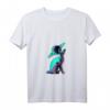 Damen Galaxy Saturn Planet Siamese Cat T-Shirt mit V-Ausschnitt – Perfektes Geschenk für Katzen- und Space-Liebhaber zu Geburtstagen, Weihnachten & mehr