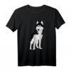 Husky Hund Sibirien T-Shirt – Tolles Motiv für Husky Besitzer und Hunde-Liebhaber