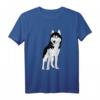 Husky Hund Sibirien T-Shirt – Tolles Motiv für Husky Besitzer und Hunde-Liebhaber