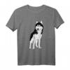 Husky Hund Sibirien T-Shirt – Tolles Motiv für Husky Besitzer und Hunde-Liebhaber