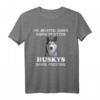Husky Hunderasse Personal Hund T-Shirt für Damen und Herren – Lustiges Geschenk für Husky-Liebhaber zu Weihnachten, Geburtstag, Gassi gehen und Hundeschule