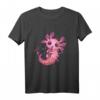 Süßes rosa Axolotl T-Shirt mit Plüsch-Optik und Boba Tea Design – Perfektes Geschenk für Kinder, Jungen und Mädchen zum Geburtstag oder Weihnachten