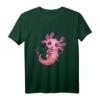 Süßes rosa Axolotl T-Shirt mit Plüsch-Optik und Boba Tea Design – Perfektes Geschenk für Kinder, Jungen und Mädchen zum Geburtstag oder Weihnachten