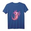 Süßes rosa Axolotl T-Shirt mit Plüsch-Optik und Boba Tea Design – Perfektes Geschenk für Kinder, Jungen und Mädchen zum Geburtstag oder Weihnachten