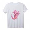 Süßes rosa Axolotl T-Shirt mit Plüsch-Optik und Boba Tea Design – Perfektes Geschenk für Kinder, Jungen und Mädchen zum Geburtstag oder Weihnachten