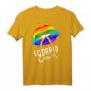 LGBTQ Skorpion-Königin Lippen-Tierkreis Regenbogen Pride T-Shirt – Perfektes Geschenk für Queen, Princess & Pride Fans