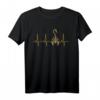HapFrog Skorpionliebhaber T-Shirt mit Tribal-Design und EKG-Heartbeat - Perfektes Sternzeichen-Geschenk für Männer & Frauen