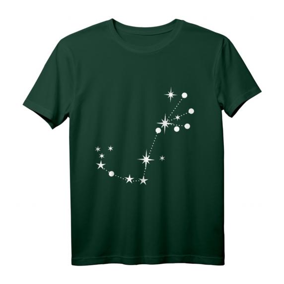 Skorpion Sternbild T-Shirt | Tierkreiszeichen Sternzeichen Geschenk für Geburtstagskinder im Oktober und November