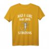 Just A Girl Who Loves Scorpions T-Shirt – Klassisches Damen T-Shirt mit Skorpion-Motiv, ideales Geschenk für Tier- und Insekteliebhaber