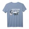 Abstand bitte Quarantäne Stinktier mit Maske T-Shirt – Humorvolles Geschenk für Jugendliche, Freunde und Familie zu Geburtstag oder Weihnachten