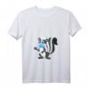 Damen Abstand halten Stinktier mit Mundschutz T-Shirt mit V-Ausschnitt – Lustiges Tiermotiv für Tierliebhaber, Kinder & Geburtstagsgeschenk