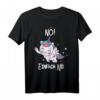 Einhorn Nö Spruch T-Shirt mit Mittelfinger – Humorvolles Geschenk für Einhornliebhaber und Rebellische