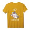 Einhorn Nö Spruch T-Shirt mit Mittelfinger – Humorvolles Geschenk für Einhornliebhaber und Rebellische