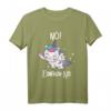 Einhorn Nö Spruch T-Shirt mit Mittelfinger – Humorvolles Geschenk für Einhornliebhaber und Rebellische