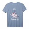 Einhorn Nö Spruch T-Shirt mit Mittelfinger – Humorvolles Geschenk für Einhornliebhaber und Rebellische
